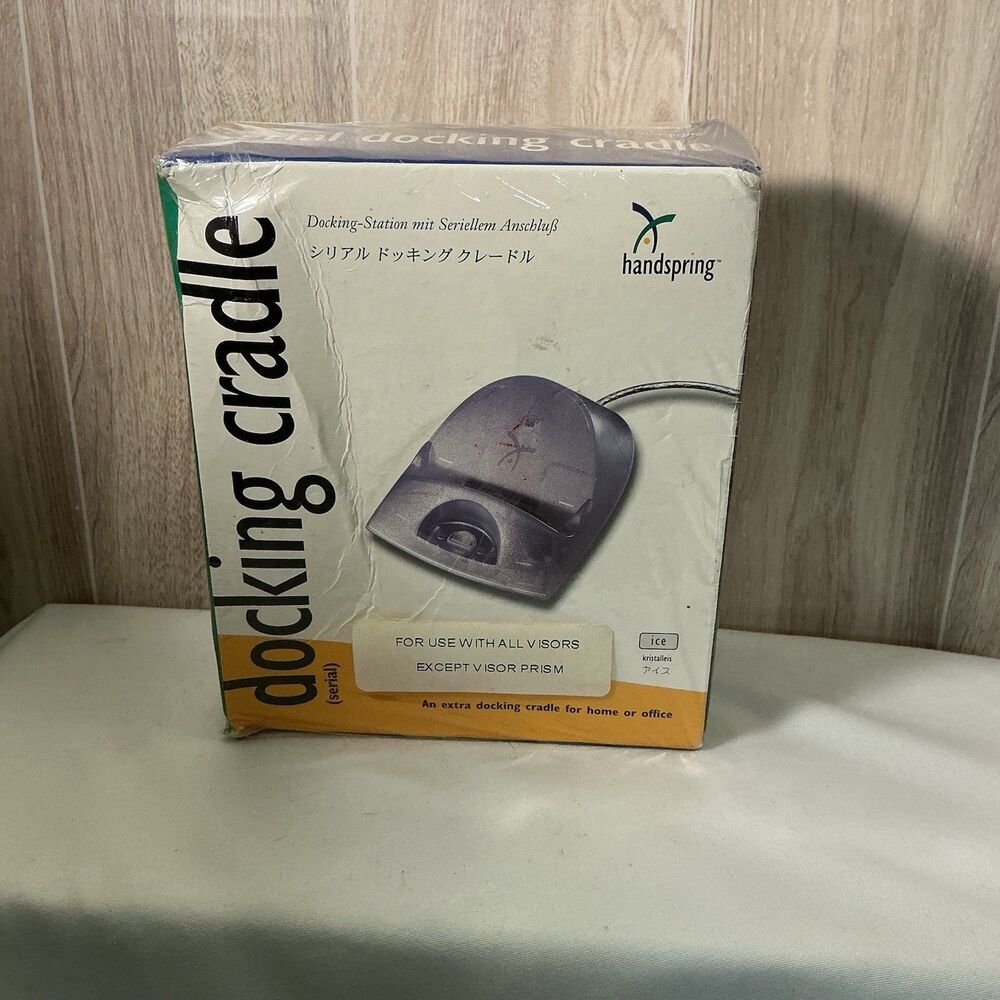 Handspring Mac PC Computer Serial Docking Cradle Station NEW 2001 Windows Visor